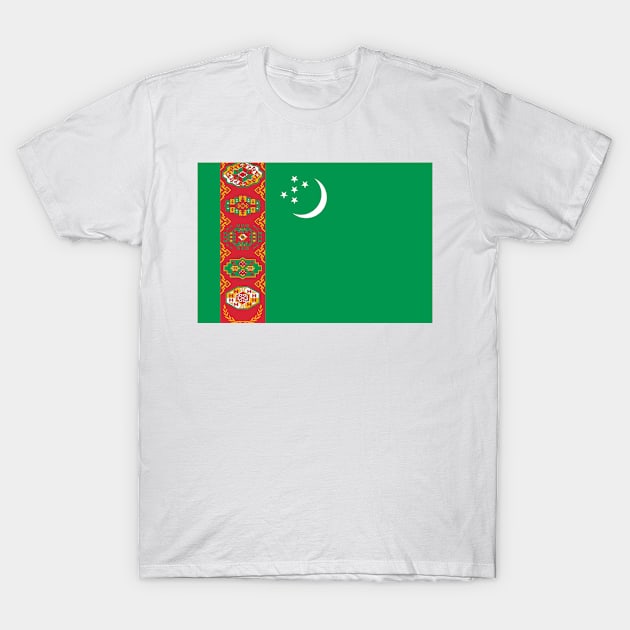 Turkmenistan flag T-Shirt by MAGICLAMB
